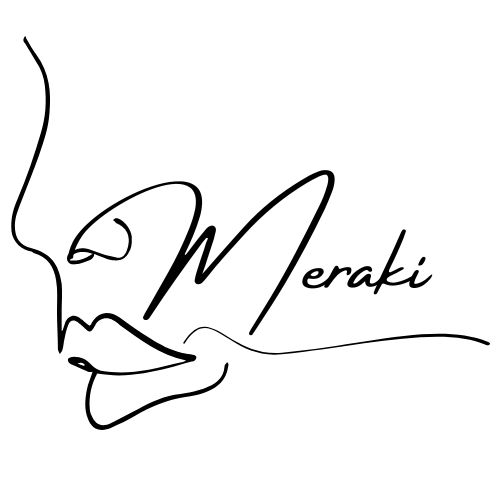 Meraki By Liv artistic pencil written face symbolising